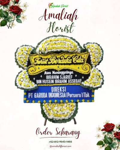Papan Bunga Duka di Gadingharjo