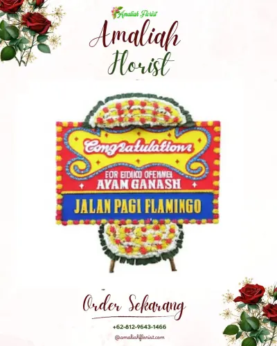 Bunga Papan Congratulation di Gadingharjo